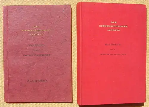 Handbuch d. Niedersaechs. Landtages. 1951. 318 S. + Beilage ()