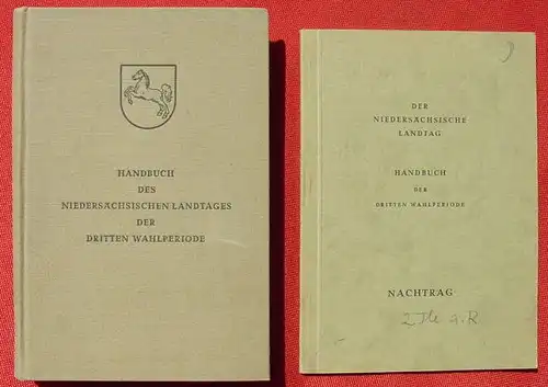 Handbuch d. Niedersaechs. Landtages. 1955. 402 S. + Beilage (0370141)