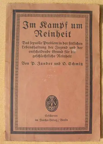 Das sexuelle Problem in der sittlichen Lebenshaltung der Jugend. Berlin 1921 (0010007)