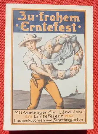 () "Zu frohem Erntefest" Max Andler. 64 S., Reutlingen, um 1930 ?