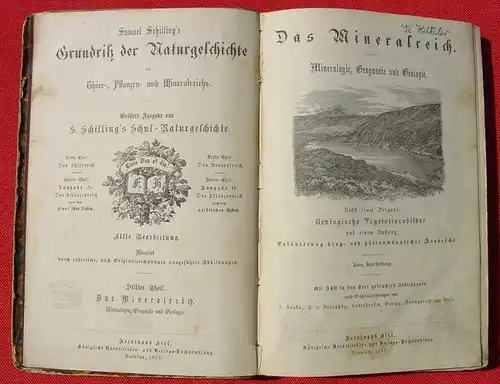 Mineralogie, Geognosie und Geologie. 232 S., 540 Abb., Hirt, Breslau 1873 ()