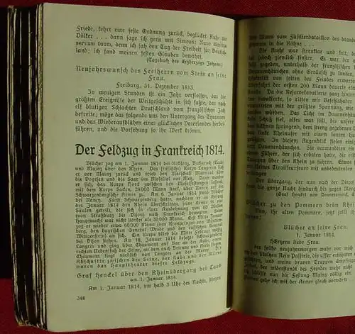 (1005475) "Die Befreiung  1813 - 1814 - 1815". 534 S., 1913 Langewiesche-Brandt, Ebenhausen bei Muenchen