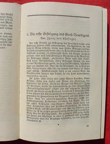 () Steinitzer "Die Bezwinger der Alpen". Bergsteigen. 252 S., 1928 Fikentscher-Verlag, Leipzig