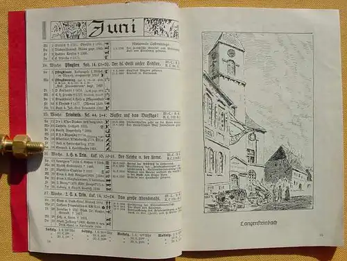 (0190027) "Gottesfreude - Kalender auf das Jahr 1938". Evang. Diakonissen-Anstalt Karlsruhe-Rueppurr