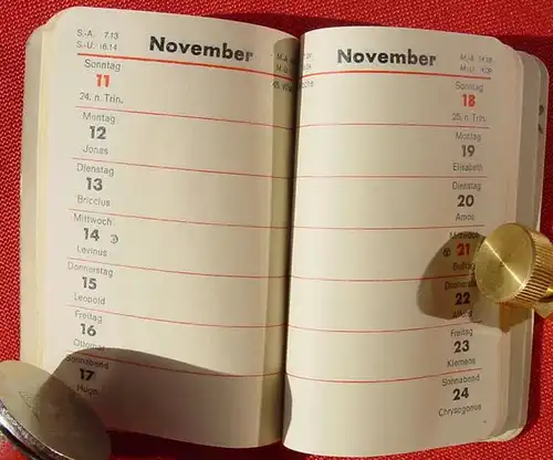 (0190043) "Brunnen-Kalender 1934". Kleinformat. 80 Seiten