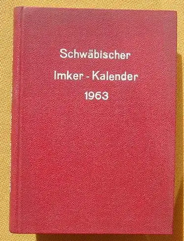 (0190058) "Schwaebischer Imker-Kalender 1963". 190 Seiten, Druck : Tuebinger Chronik