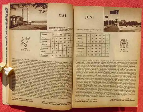 (0190071) "Danziger Hauskalender 1953". Rosenberg. 128 Seiten. Verlag Danziger Verlagsgesellschaft