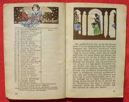 () "Manna-Kalender 1933. Fuer die liebe Jugend". 64 Seiten. Salvator-Verlag, Berlin