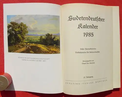 (1005815) "Sudetendeutscher Kalender 1985". Knobloch. 128 S., Aufstieg-Verlag, Muenchen