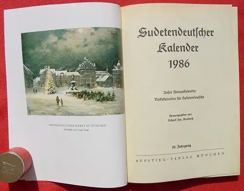 () "Sudetendeutscher Kalender 1986". Knobloch. 128 S., Aufstieg-Verlag, Muenchen