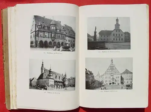 () "Die schoene deutsche Stadt". Mitteldeutschland. Heimatbuch. 160 Foto-Abb., 1911 Piper & Co. Muenchen