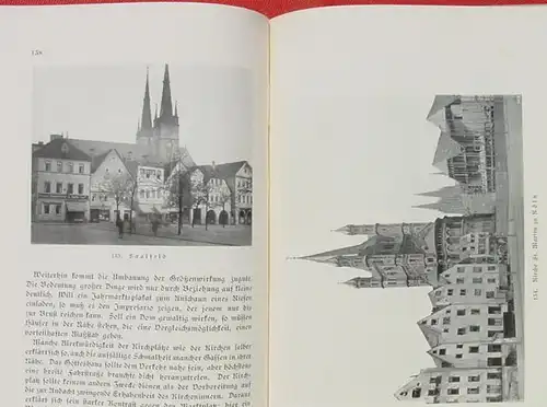 () "Die schoene deutsche Stadt". Mitteldeutschland. Heimatbuch. 160 Foto-Abb., 1911 Piper & Co. Muenchen