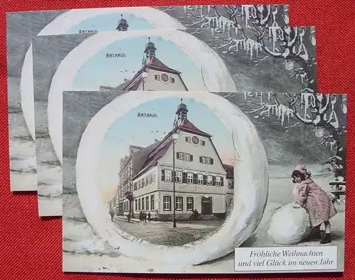 (1038539) Drei Gedenkpostkarten Weihnachten. Motiv aus Sinsheim / Elsenz, Baden