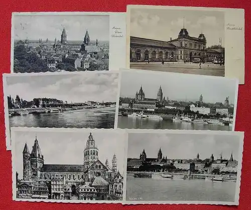 (1038545) Ansichtskarten 10 x mit Motiven Mainz und Umgebung