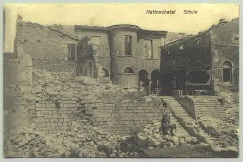 (1038553) Hattonchatel Schule Postkarte Sammlung Weltkrieg 1914-15. Nr. 114