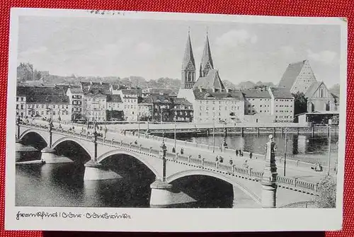 (1038580) Postkarte. Frankfurt an der Oder. Ansichtskarte. Poststempel v. 1941