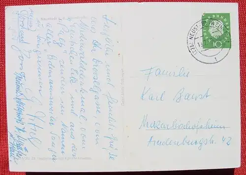 (1038589) Neustadt a. d. Weinstrasse 1959. Postkarte / Ansichtskarte