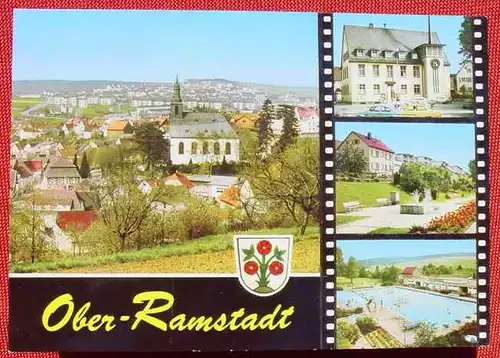 () Ober-Ramstadt, Kreis Darmstadt. Postkarte / Ansichtskarte