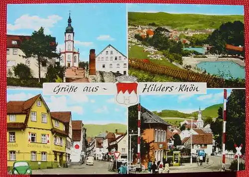 (1038609) Gruesse aus Hilders / Rhoen. EWS-Ansichtskarte