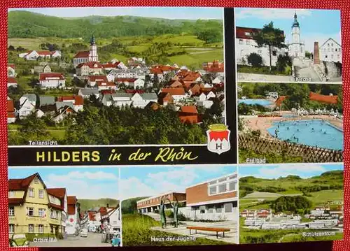 (1038610) Gruesse aus Hilders / Rhoen. EWS-Ansichtskarte