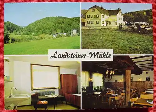 () Kr. Usingen / Ts. Gasthaus Landsteiner Muehle, W. Busch. Ansichtskarte