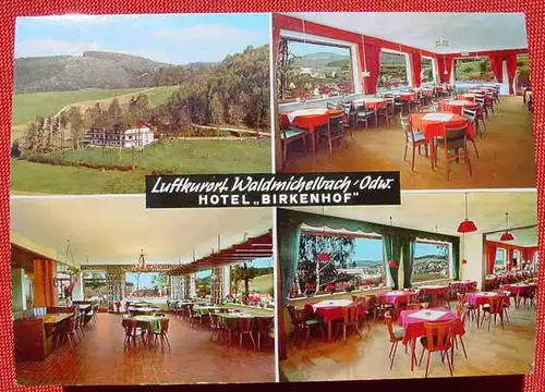 (1038622) Wald-Michelbach. Odenwald. Gasthof Birkenhof. Postkarte / Ansichtskarte