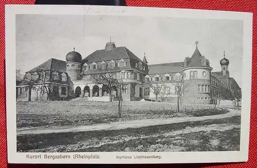 (1038749) 76887 Bergzabern, Rheinpfalz. Ansichtskarte von 1921. Verlag Weiss u. Soehne