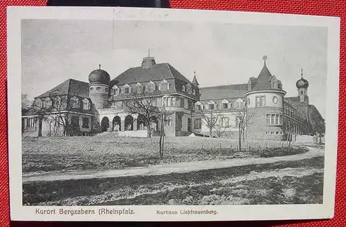 () 76887 Bergzabern, Rheinpfalz. Ansichtskarte von 1921. Verlag Weiss u. Soehne