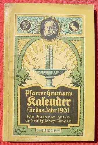 (1006447) "Pfarrer Heumann Kalender fuer das Jahr 1931". 192 S., (mit Abenteuer, Krimi, u.a.)