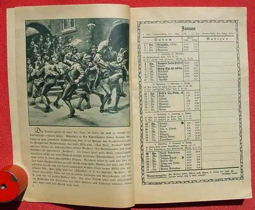 (1006447) "Pfarrer Heumann Kalender fuer das Jahr 1931". 192 S., (mit Abenteuer, Krimi, u.a.)