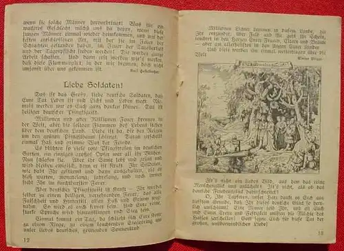() "Deutsche Pfingsten" Ein Gruss an unsere Soldaten. 32 S., um 1916. Hamburg Rauhes Haus