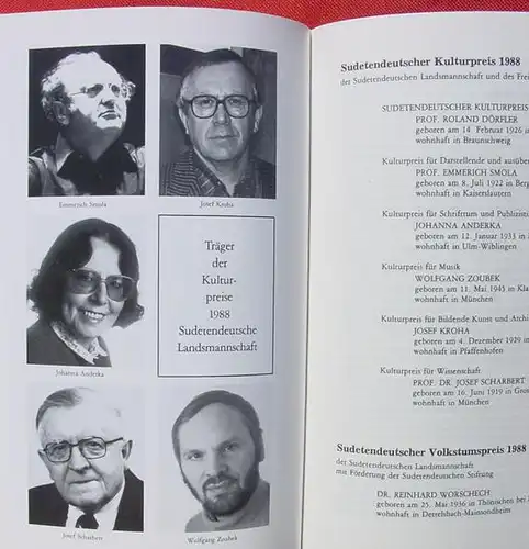 (1038800) "Sudetenland - Boehmen, Maehren, Schlesien". 1988. 232 S., Verlagshaus Sudetenland, Muenchen