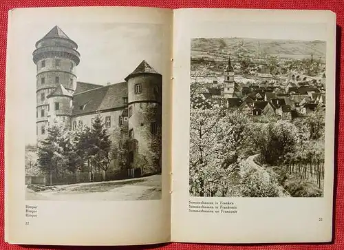 (1006622) "Wuerzburg und Mainfranken". Deutschland-Bildheft # 32.  Universum-Verlag, Berlin um 1933