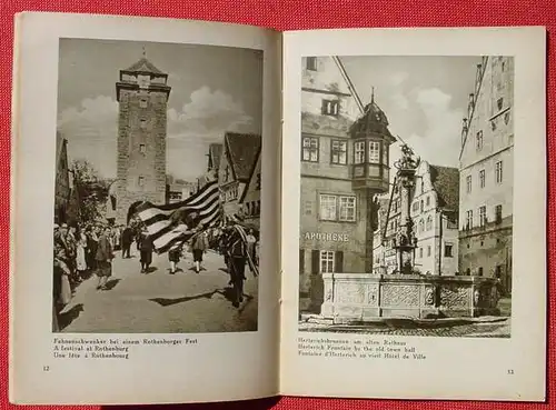 () "Rothenburg o.Tauber". Deutschland-Bildheft # 58. Universum-Verlag, Berlin um 1933