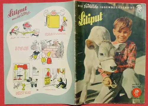 (1006628) Liliput. Die froehliche Jugendzeitschrift. Nr. 3 / 1955. 48 S., Sebaldus-Verlag, Nuernberg