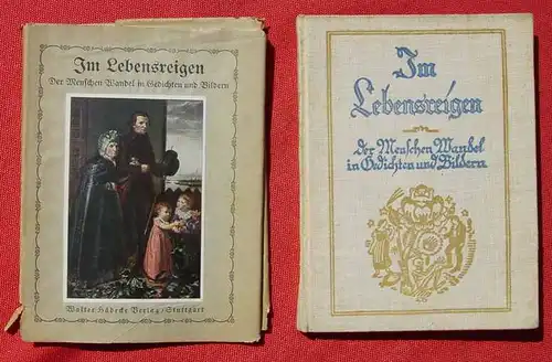 () "Im Lebensreigen". v. Martin Lang. Gedichtsband. Haedecke-Verlag, Stuttgart 1924