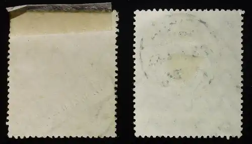(1042106) Deutsches Reich Briefmarken Mi. 135-I, 135-I (Farbton), 136-I, 137-I)
