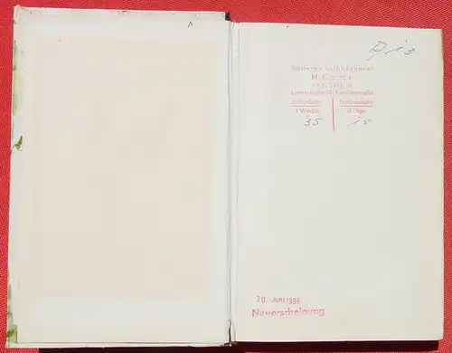 (1042119) Tom Larsen "Blutnacht ueber Kenya". Ein Mau-Mau-Roman. Abenteuer-Roman. 1953 Reihenbuch-Verlag