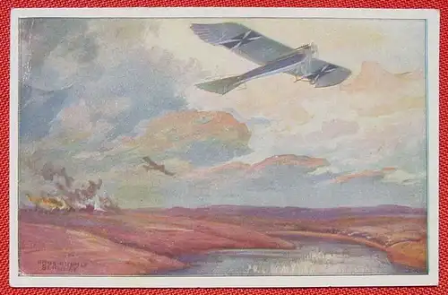 (1042184) Deutscher Luftflotten-Verein. Allfeld 1915. Militaertaube bei den Masurischen Seen