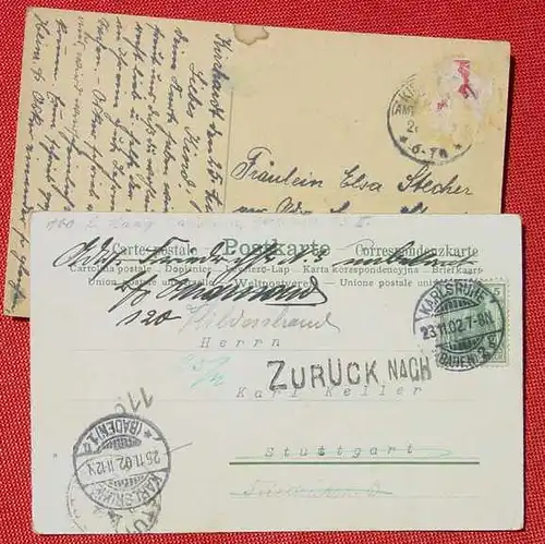 (1042205) 4 x Postkarten Motiv : Wassermuehlen. 1902-1931