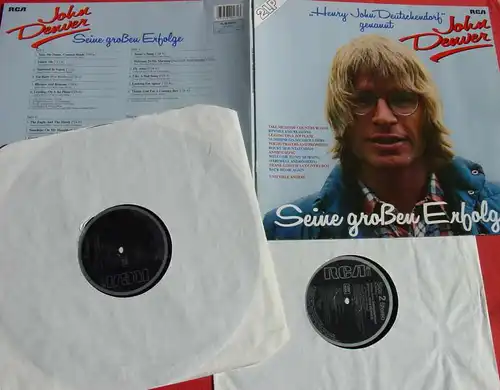 (1042439) Henry John Deutschendorf - John Denver. Doppel-LP. Vinyl Schallplatten (12 inch) mit 23 Titeln