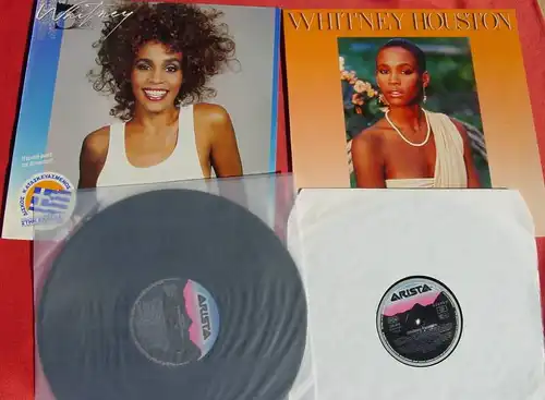 () 2 Alben WHITNEY HOUSTON mit 2 LPs. Vinyl Schallplatten (12 inch) mit 16 Titeln