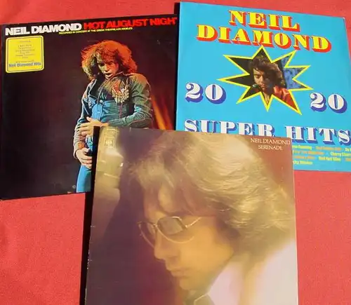 () 3 Alben NEIL DIAMOND mit 4 LPs. Vinyl Schallplatten (12 inch)