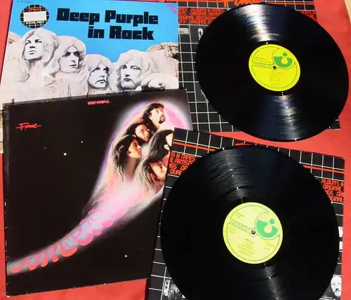 () Deep Purple in Rock. Fireball. 2 x Vinyl Schallplatte LP (12 inch) 1 A 038- u. 1 C 038-