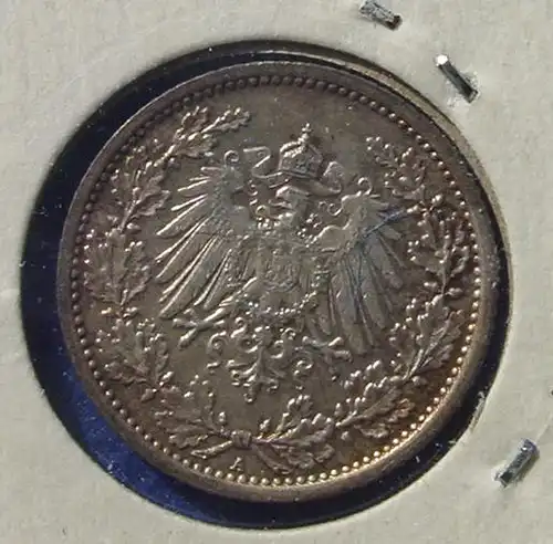 (1043028) Deutsches Reich. Silbermuenze. Halbe Reichsmark 1918-A (gut erhalten), Jaeger-Nr. 16