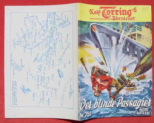 (1043822) Romanheft. Rolf Torring-s Abenteuer, Nr. 251. Hans Warren. Neues Verlagshaus fuer Volksliteratur, Bad Pyrmont 1960