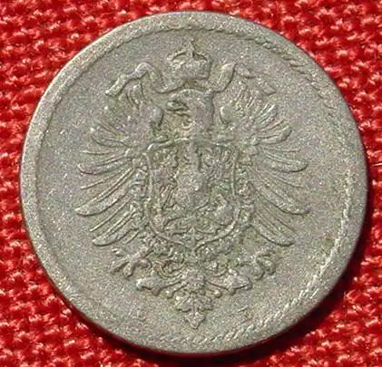 () Deutsches Reich 5 Pfennig 1874-E. Kaiserreich. J.3