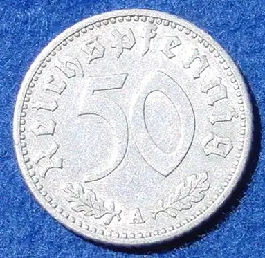 () Deutsches Reich. 50 Reichspfennig 1935-A. Drittes Reich. J.368