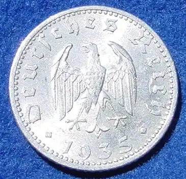 (1044034) Deutsches Reich. 50 Reichspfennig 1935-A. Drittes Reich. J.368