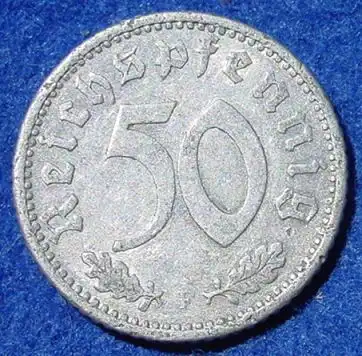 (1044038) Deutsches Reich. 50 Reichspfennig 1935-F. Drittes Reich. J.368